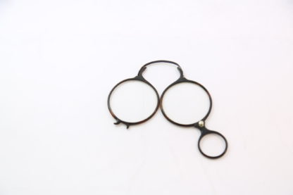 pince-nez rond écaille