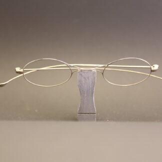 lunettes ovale à fil nez K branches droite