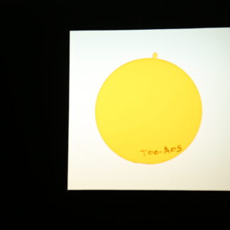 polycarbonate B6 Ø 64 jauneorange 50%