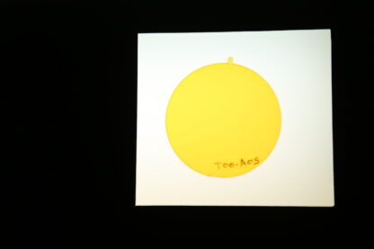polycarbonate B6 Ø 64 jauneorange 50%