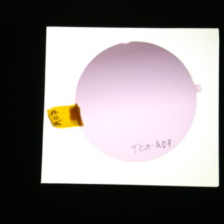polycarbonate B6 Ø 74 mauve 65% flash miroir
