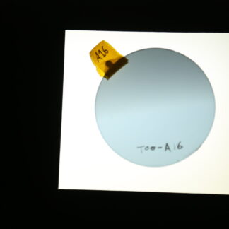 polycarbonate bleu B6 Ø 74  65%flash argent