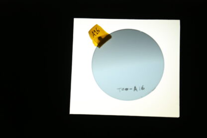 polycarbonate bleu B6 Ø 74  65%flash argent
