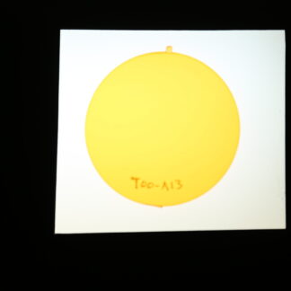 polycarbonate B6 Ø75 jauneorange 35%