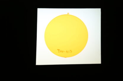 polycarbonate B6 Ø75 jauneorange 35%