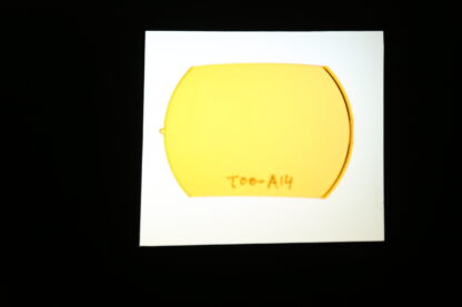 polycarbonate B8 Ø85/60 jauneorange 35%